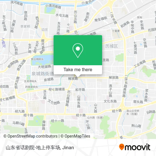 山东省话剧院-地上停车场 map