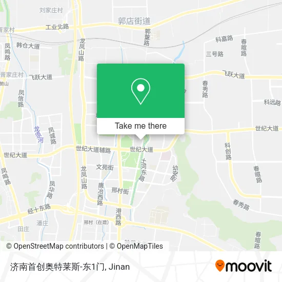 济南首创奥特莱斯-东1门 map