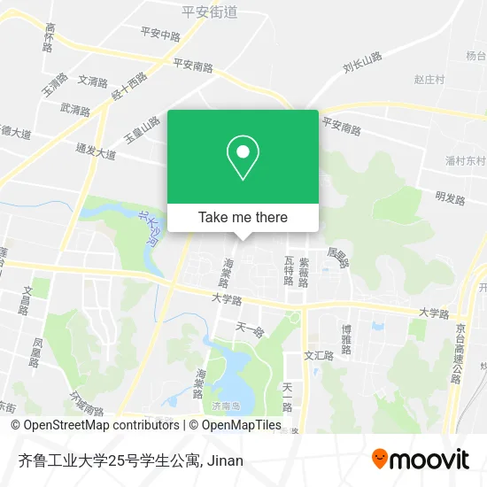 齐鲁工业大学25号学生公寓 map