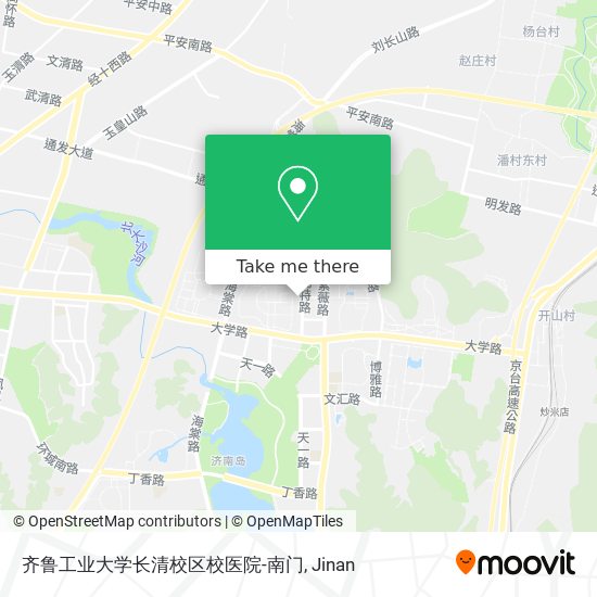 齐鲁工业大学长清校区校医院-南门 map