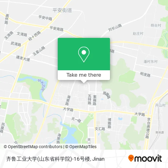 齐鲁工业大学(山东省科学院)-16号楼 map
