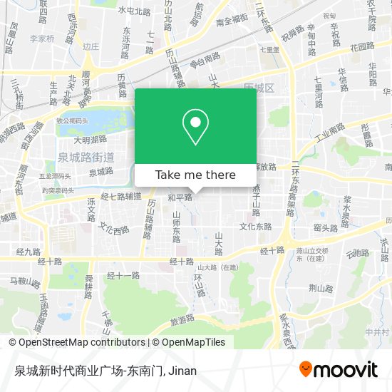 泉城新时代商业广场-东南门 map