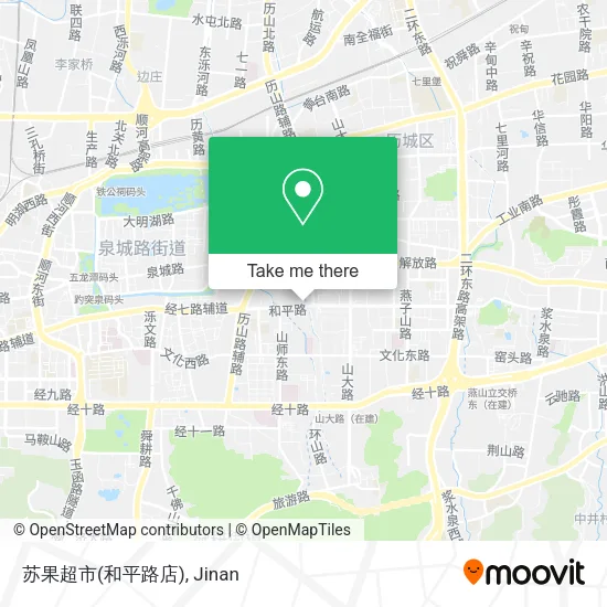 苏果超市(和平路店) map