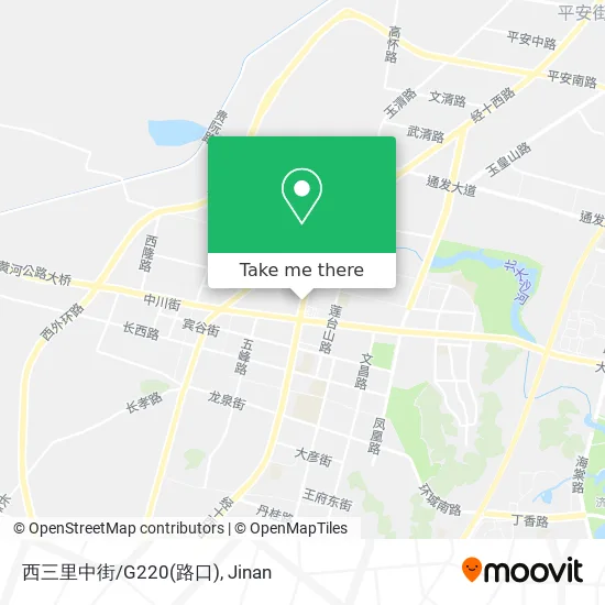 西三里中街/G220(路口) map