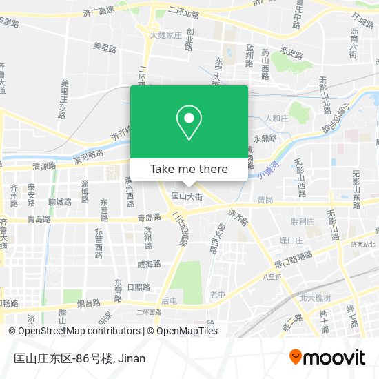 匡山庄东区-86号楼 map