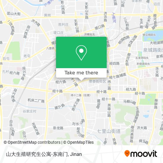 山大生殖研究生公寓-东南门 map