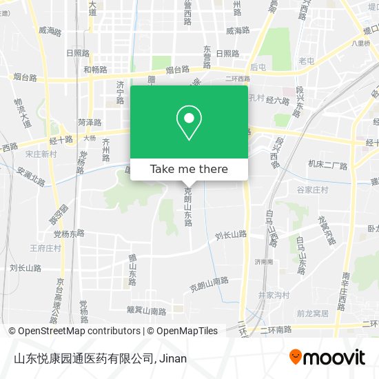 山东悦康园通医药有限公司 map