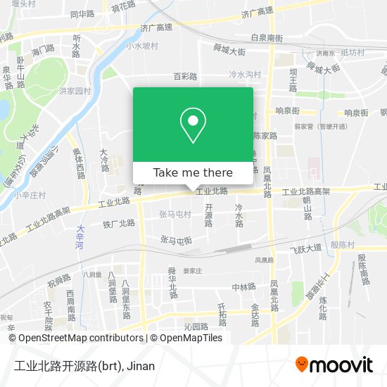 工业北路开源路(brt) map