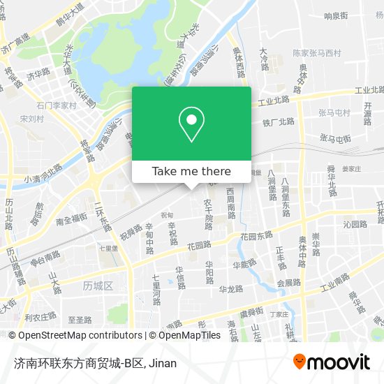济南环联东方商贸城-B区 map