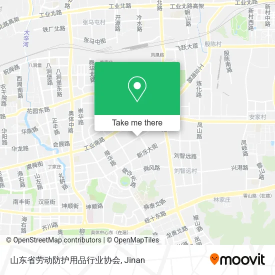 山东省劳动防护用品行业协会 map