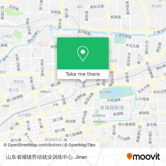 山东省城镇劳动就业训练中心 map