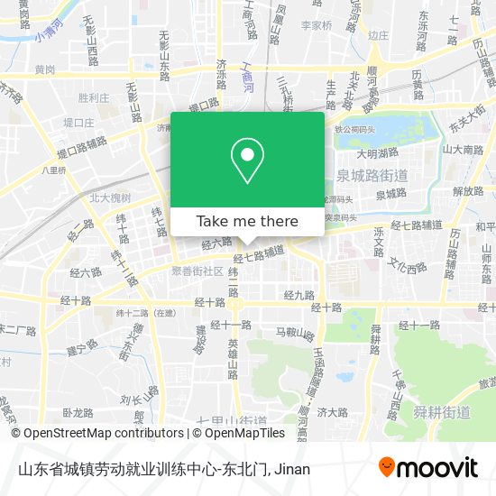 山东省城镇劳动就业训练中心-东北门 map