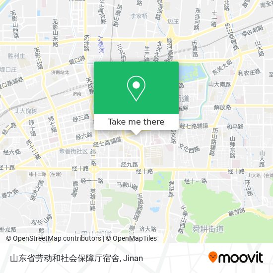 山东省劳动和社会保障厅宿舍 map