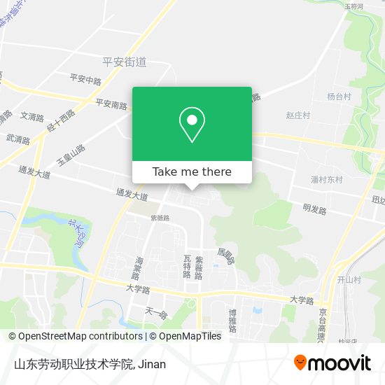 山东劳动职业技术学院 map