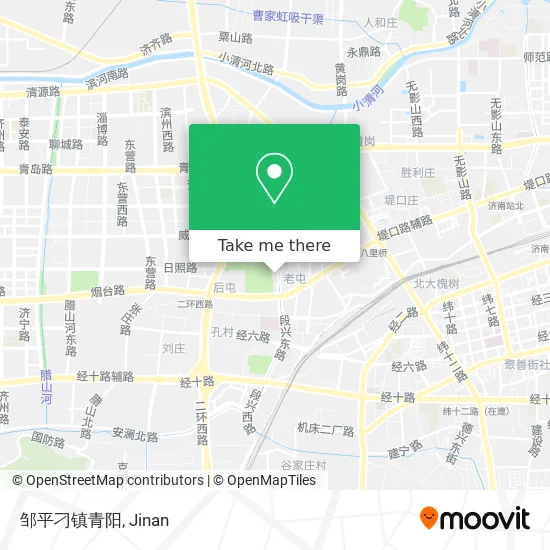 邹平刁镇青阳 map