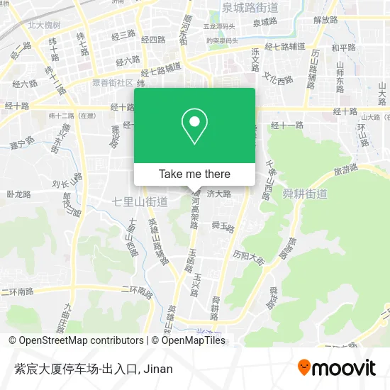 紫宸大厦停车场-出入口 map