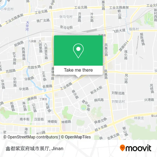 鑫都紫宸府城市展厅 map