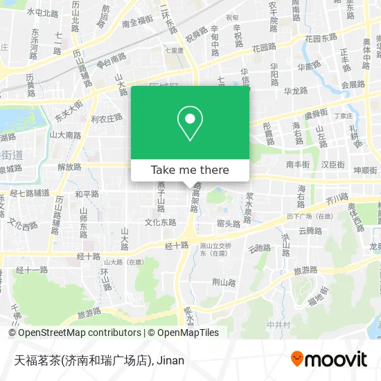 天福茗茶(济南和瑞广场店) map
