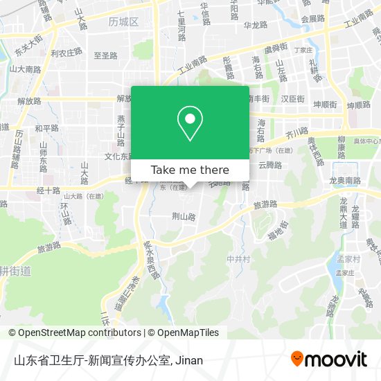 山东省卫生厅-新闻宣传办公室 map