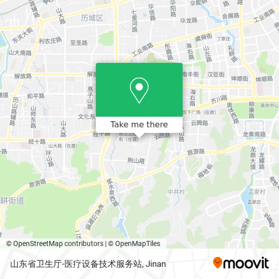 山东省卫生厅-医疗设备技术服务站 map