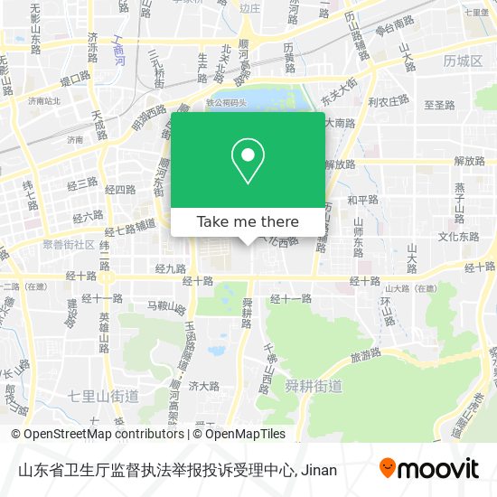 山东省卫生厅监督执法举报投诉受理中心 map