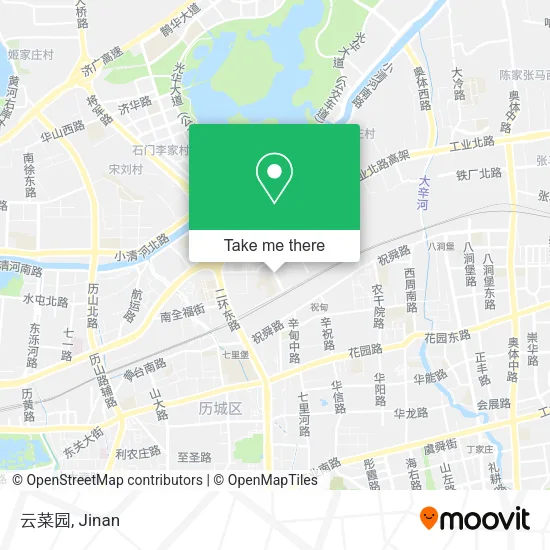 云菜园 map