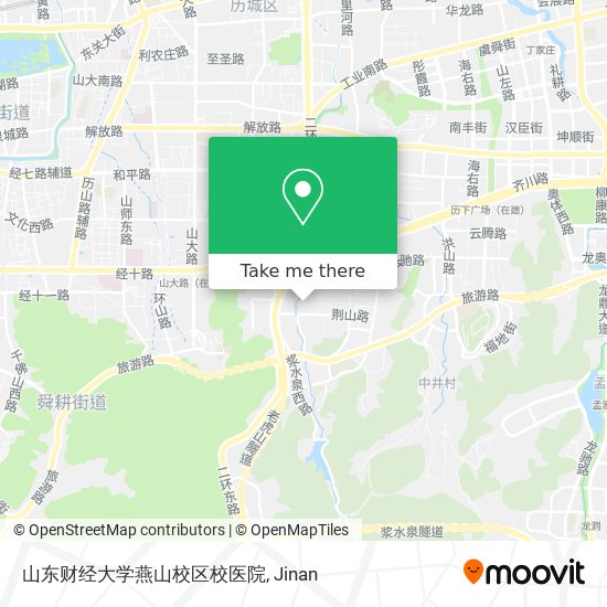山东财经大学燕山校区校医院 map