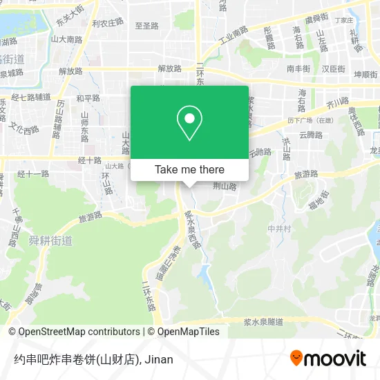约串吧炸串卷饼(山财店) map