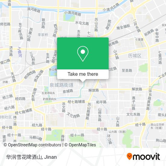 华润雪花啤酒山 map