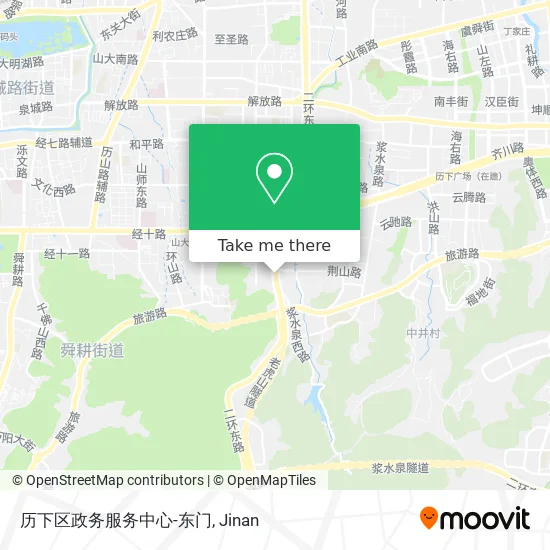 历下区政务服务中心-东门 map