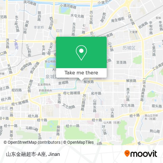 山东金融超市-A座 map