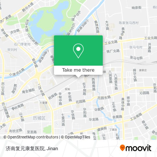 济南复元康复医院 map