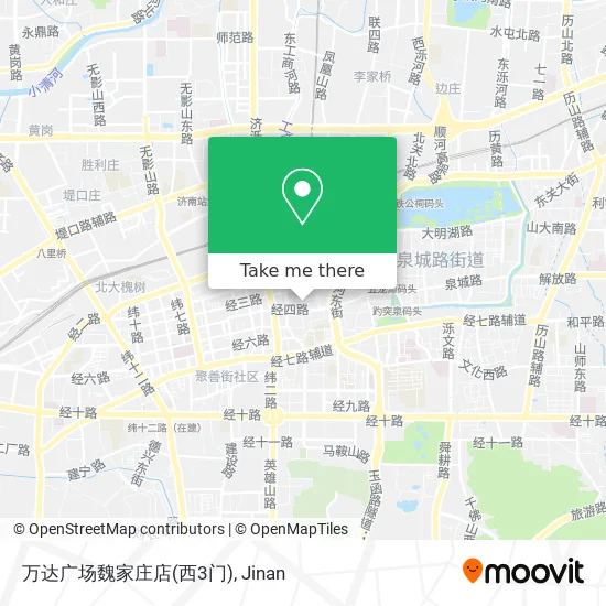 万达广场魏家庄店(西3门) map