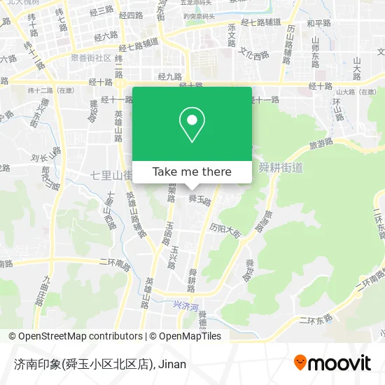 济南印象(舜玉小区北区店) map