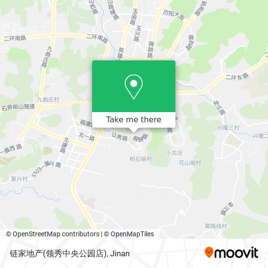 链家地产(领秀中央公园店) map