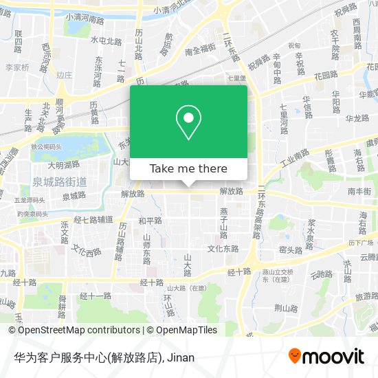 华为客户服务中心(解放路店) map