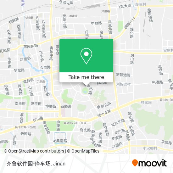 齐鲁软件园-停车场 map