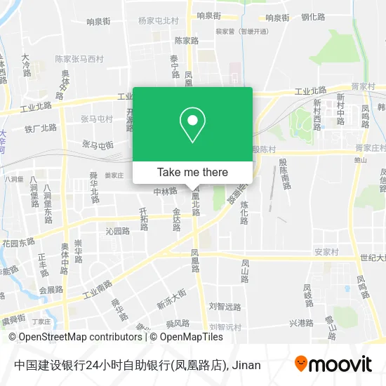 中国建设银行24小时自助银行(凤凰路店) map