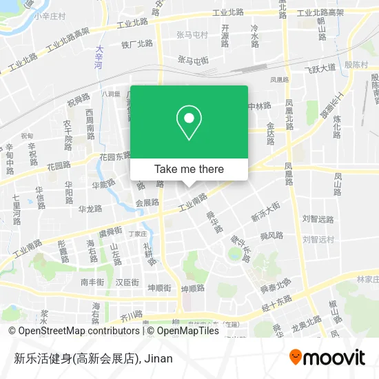 新乐活健身(高新会展店) map