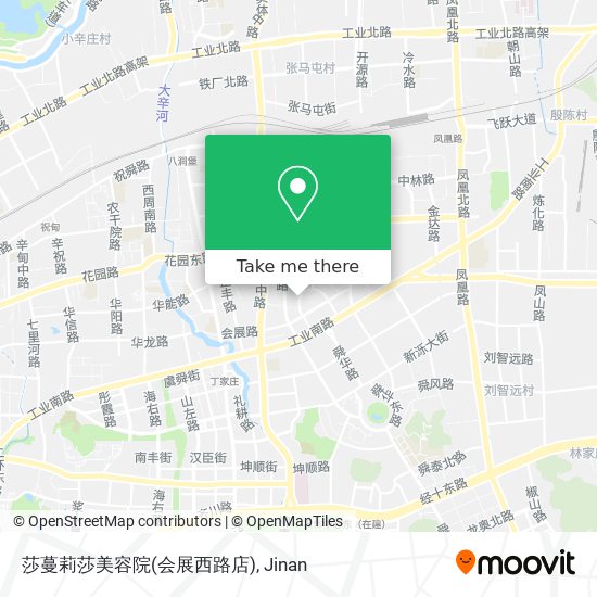 莎蔓莉莎美容院(会展西路店) map