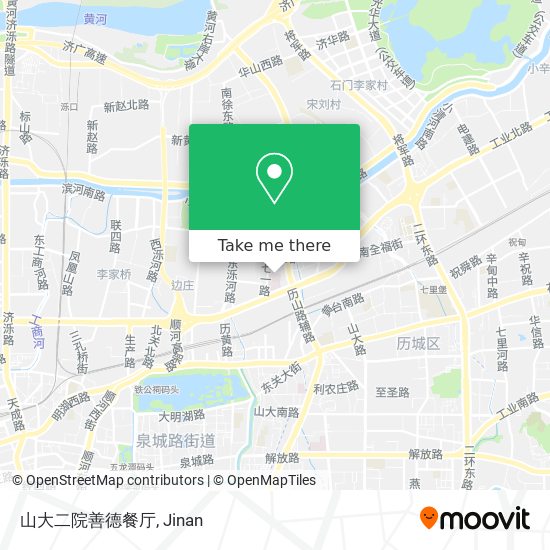 山大二院善德餐厅 map