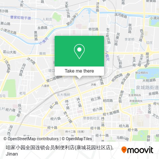 咱家小园全国连锁会员制便利店(康城花园社区店) map
