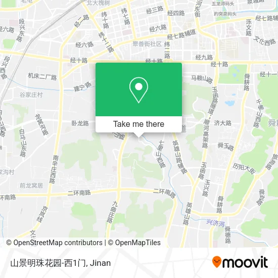 山景明珠花园-西1门 map