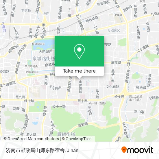 济南市邮政局山师东路宿舍 map