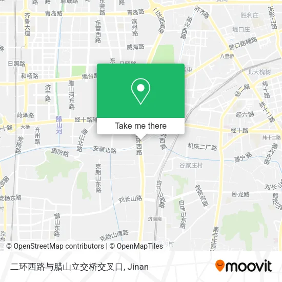 二环西路与腊山立交桥交叉口 map