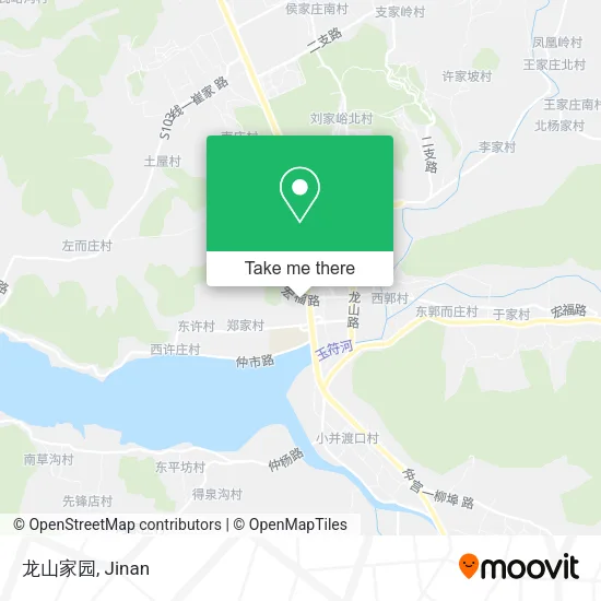 龙山家园 map
