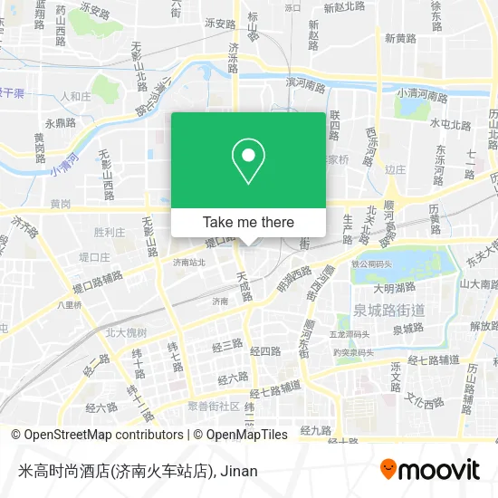 米高时尚酒店(济南火车站店) map