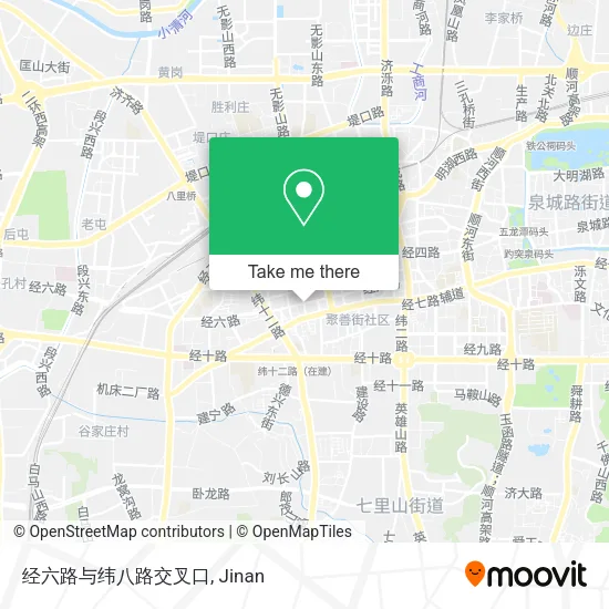 经六路与纬八路交叉口 map