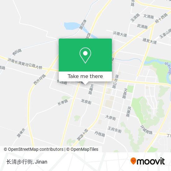长清步行街 map