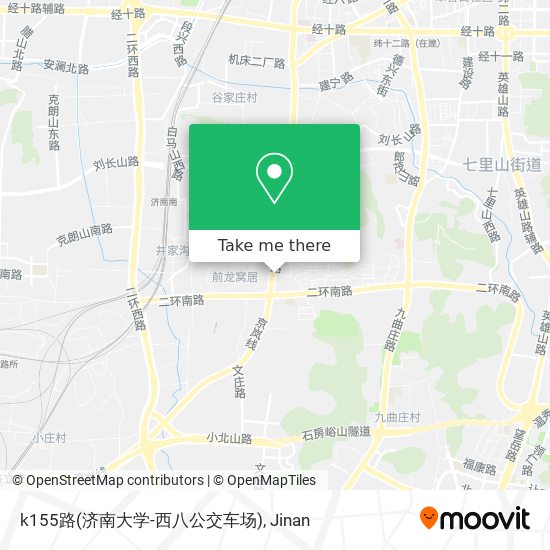 k155路(济南大学-西八公交车场) map